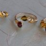 rings with gold, garnets, amethyst and moonstone.jpg